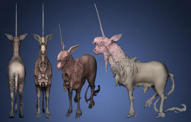 3D model Spiderwick Unicorn (STL)